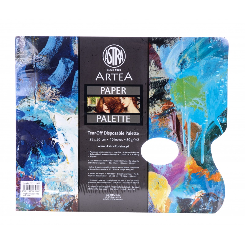 ASTRA - ARTEA Papírpaletta színkeveréshez