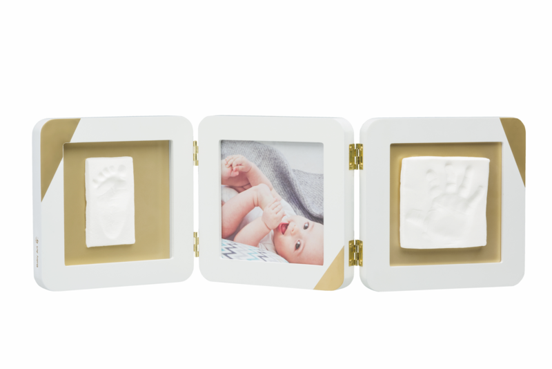 BABY ART - Keret Gold Dipped Frame Double White
