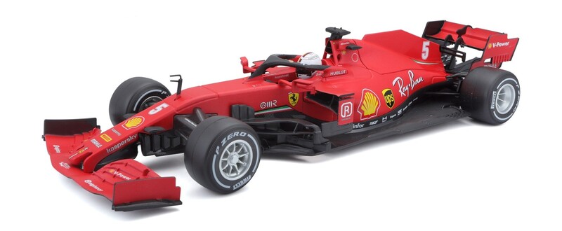 BBURAGO - 1:18 Ferrari Racing F1 SF1000 Sebastian Vettel No.5
