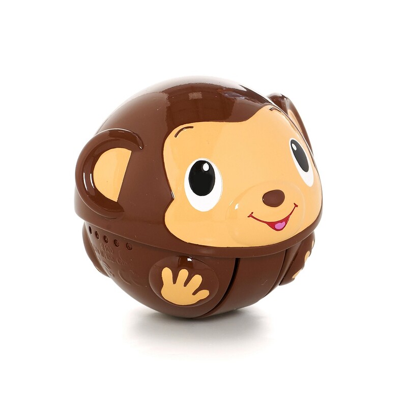 BRIGHT STARTS - Játék állatka gömb majom 6hó+