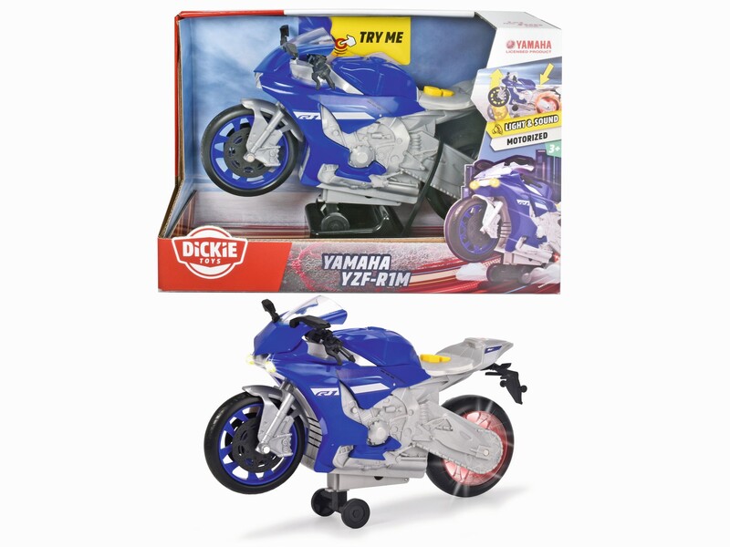 DICKIE - Motorkerékpár Yamaha R1 Wheelie Raiders 26 Cm