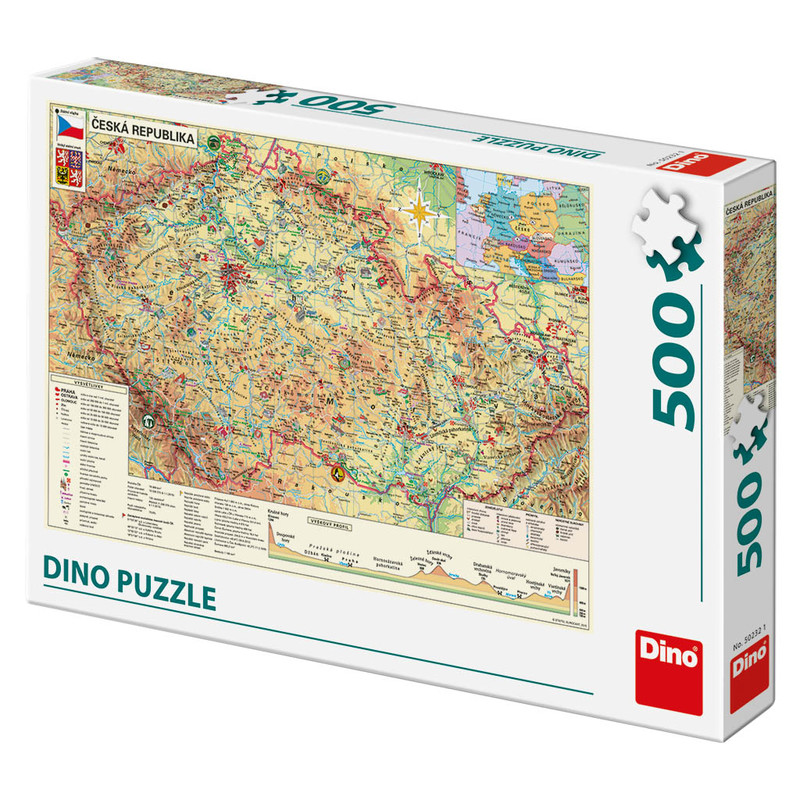 DINO - Csehország térképe