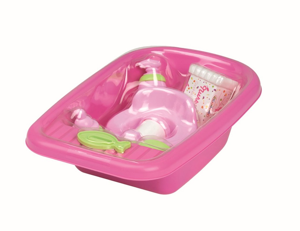 ECOIFFIER - Gyerekszobai fürdőkád tartozékokkal babához