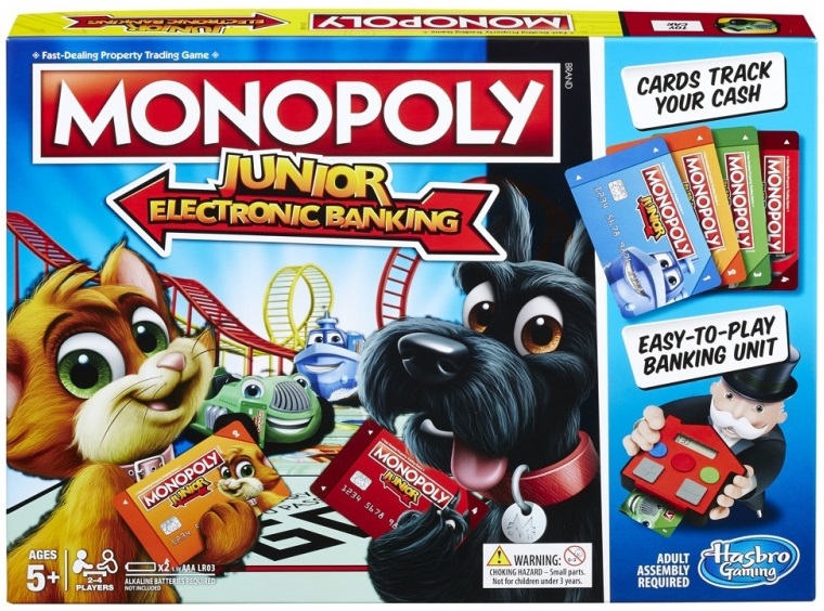 HASBRO - Hasbro Monopoly Junior: Elektronikus banki szolgáltatások