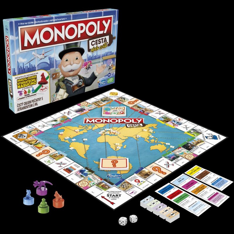 HASBRO - Monopoly utazás a világ körül Sk változat