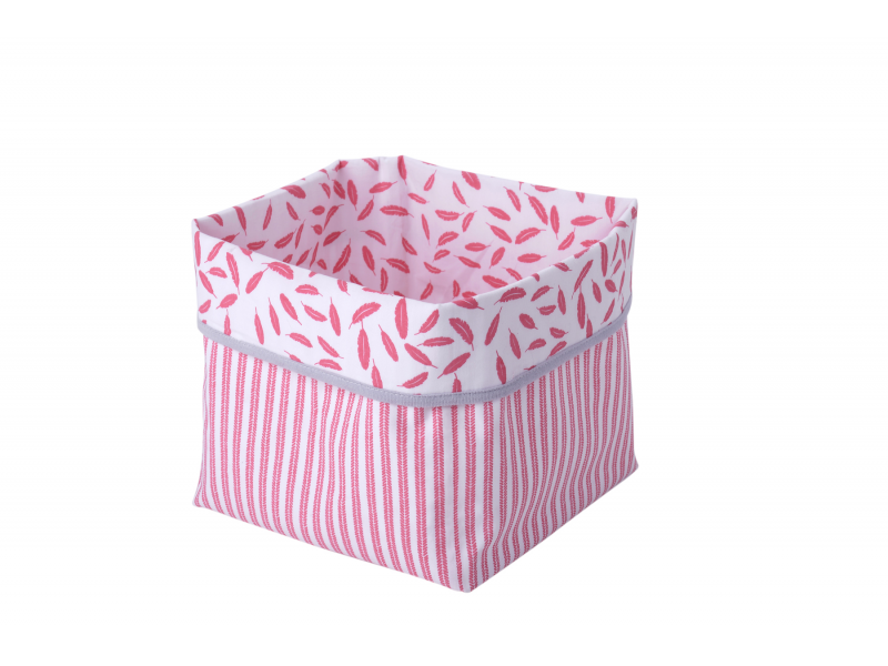 KIKADU - Textil doboz rózsaszín