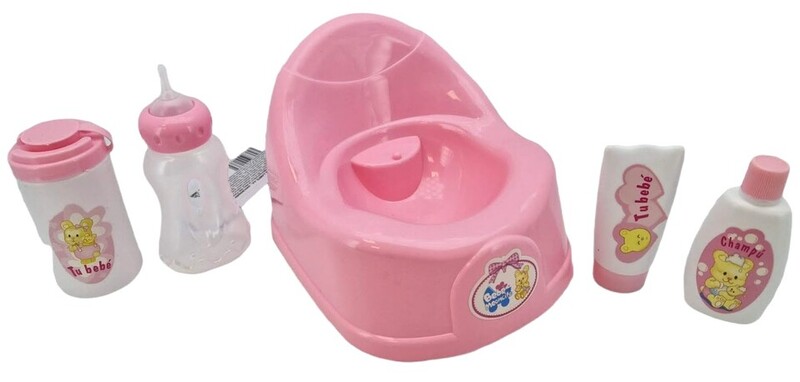 LAMPS - 5 db-os bili babáknak rózsaszín készlet