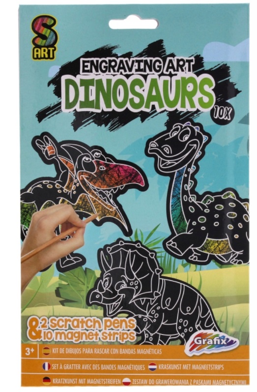 LAMPS - Kreatívna sada magnetky Dinosaurus