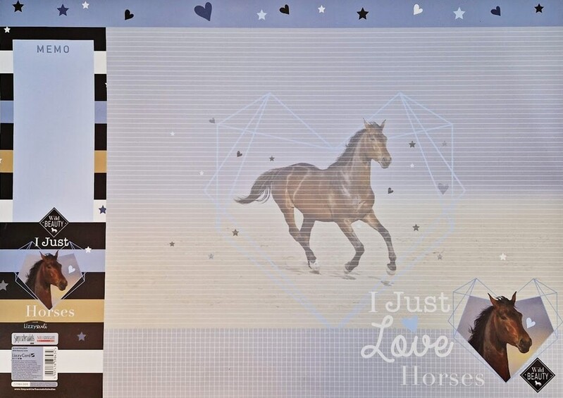 LIZZY-CARD - Asztali könyöklő Wild Beauty Love 12lap/42x59cm