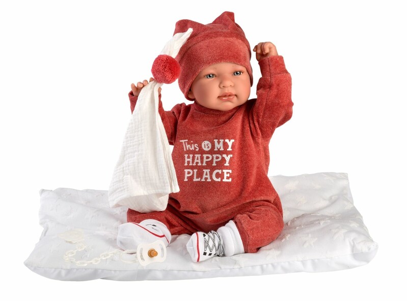 LLORENS - 84454 NEW BORN - valósághű baba baba hangzással és puha szövettesttel 44 cm