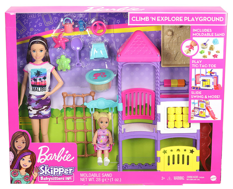MATTEL - Barbie bébiszitter a játszótéren