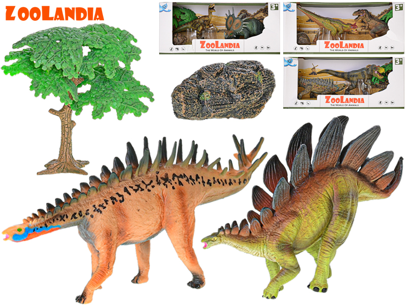 MIKRO TRADING - Zoolandia Dinosaurus 4 típus 2db dobozban