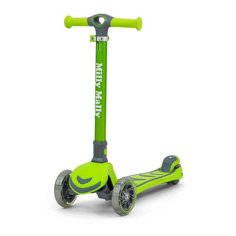 MILLY MALLY - Gyerek roller Scooter Boogie zöld