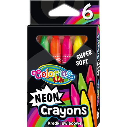 PATIO - Colorino Wax Markers 6 színű Neon Trió