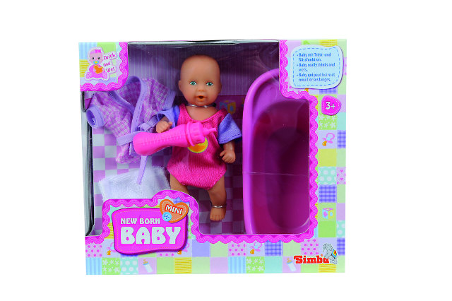 SIMBA - New Born Baby Doll Ivó és síró baba
