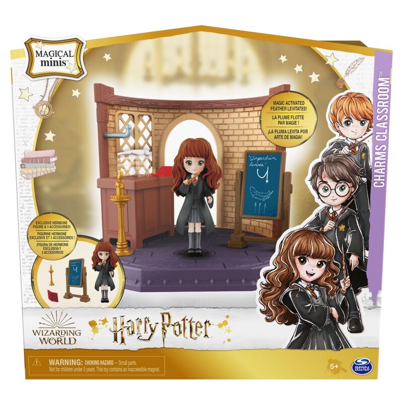 SPIN MASTER - Harry Potter A varázslat osztályterme Hermione figurával