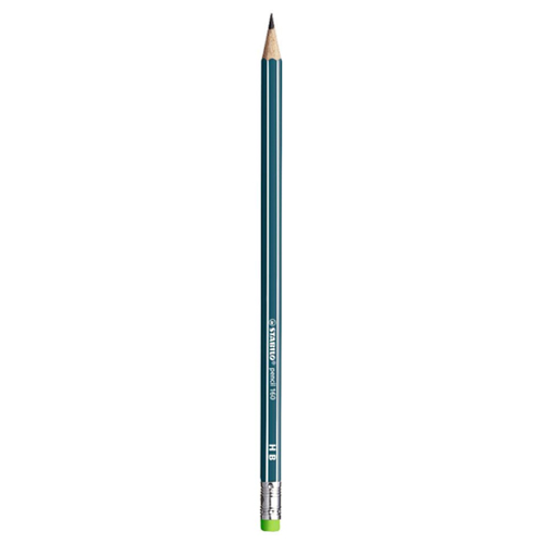 STABILO - Grafit ceruza HB ceruza 160 radírral - zöld