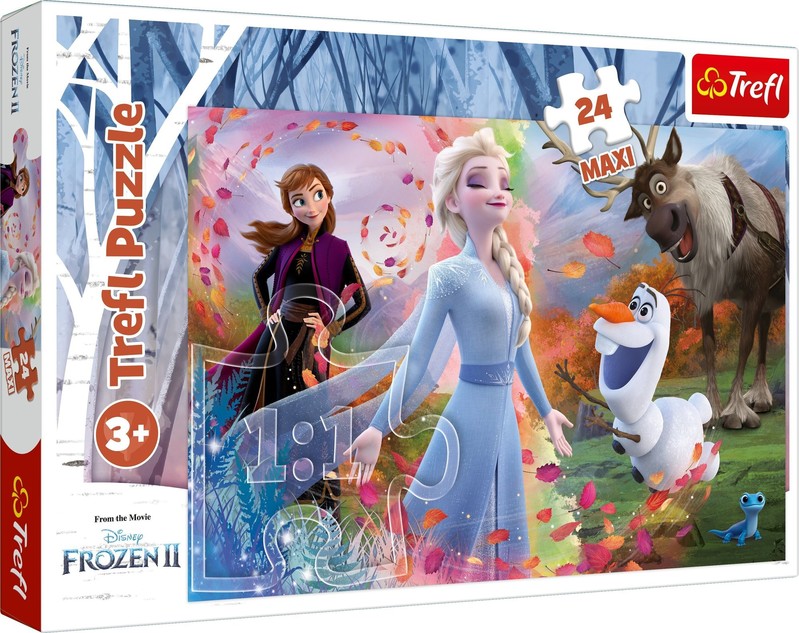 TREFL - Puzzle 24 Maxi kalandkereső Disney Frozen 2