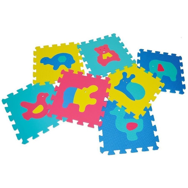 WIKY - Puha puzzle állatok 30cm