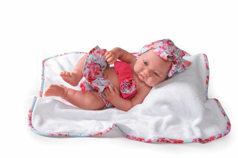 ANTONIO JUAN - 50277 NICA - valósághű baba baba teljes vinil testtel - 42 cm