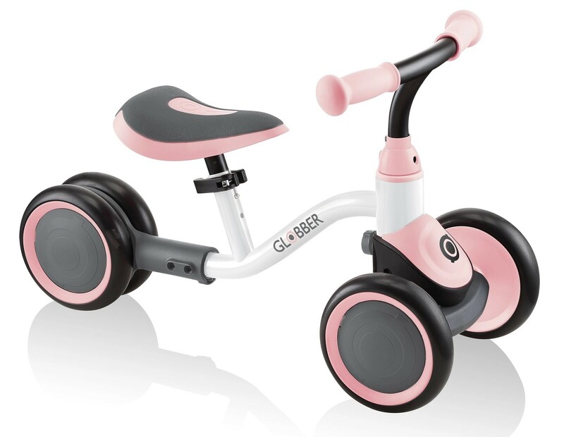 GLOBBER - kidobó - Learning Bike - fehér / pasztell rózsaszín