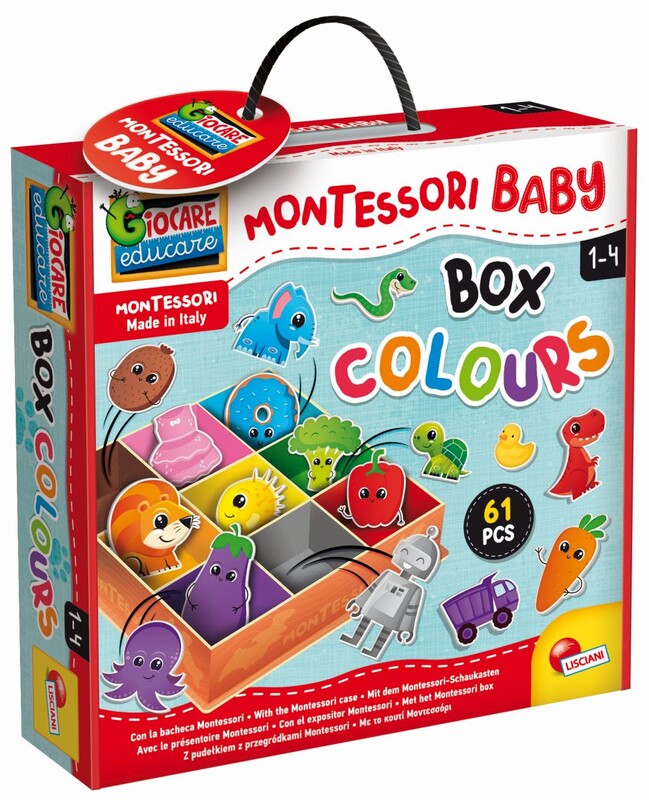 LISCIANIGIOCH - Montessori baba doboz - színek