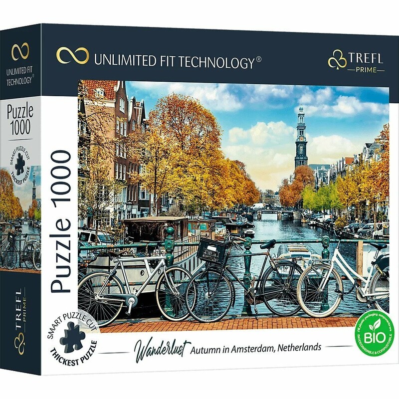 TREFL - Prime puzzle 1000 UFT – Barangolások: Ősz Amszterdamban
