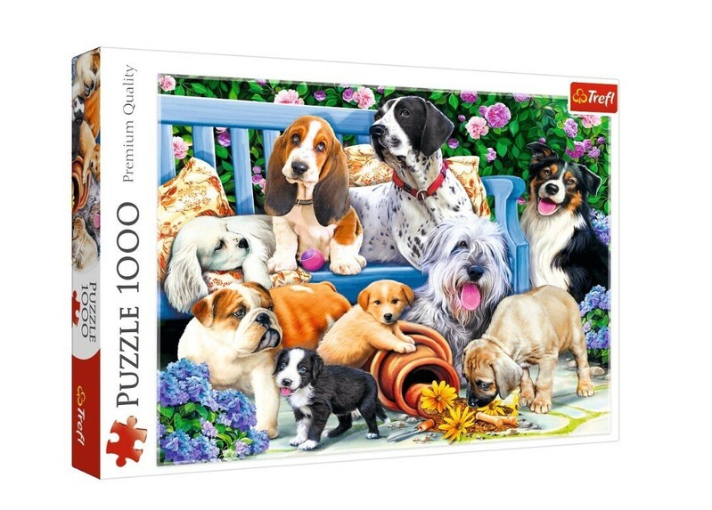 TREFL - Találd meg a puzzle kutyákat az 1000 kertben