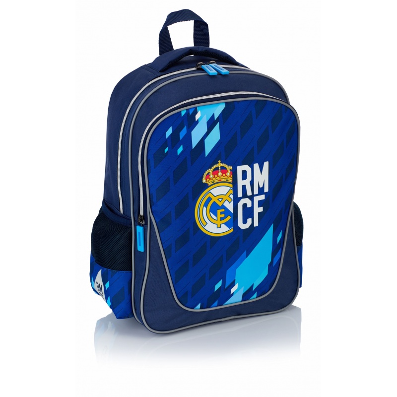 ASTRA - Iskolai / sport hátizsák REAL MADRID kék 38cm