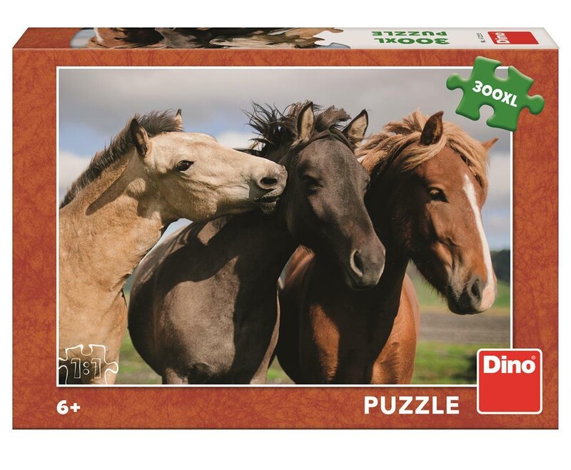 DINOTOYS - Color Horses 300 XL puzzle ÚJ