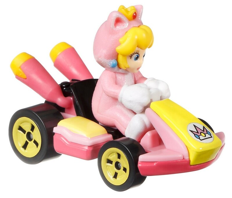MATTEL - Hot Wheels GBG25 Mario gokart angol Cat Peach