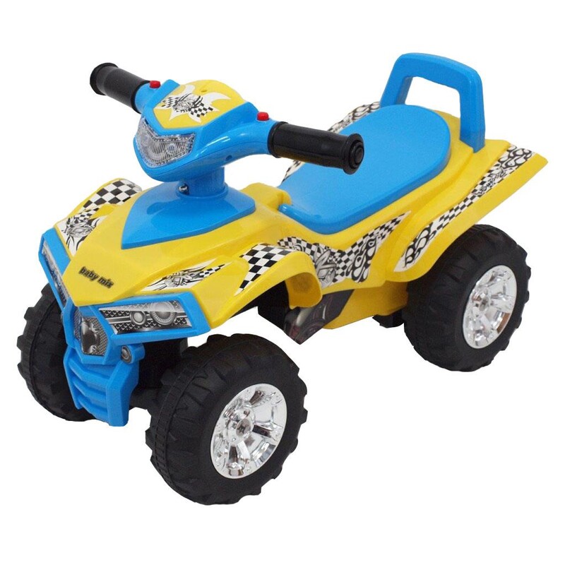 BABY MIX - Gyerek négykerekű járműyellow/blue