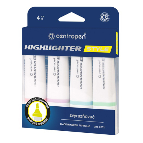 CENTROPEN - Highlighter 6252 STYLE SOFT 1-5 mm