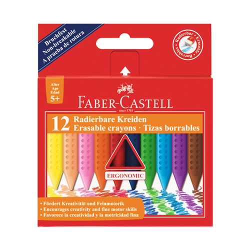 FABER CASTELL - Faber-Castell Grip műanyag színes zsírkréták