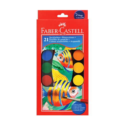 FABER CASTELL - Faber-Castell vízfesték 21 szín