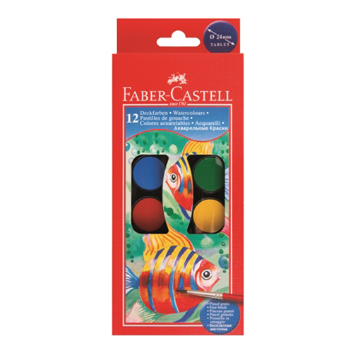 FABER CASTELL - Vízfesték 12 szín