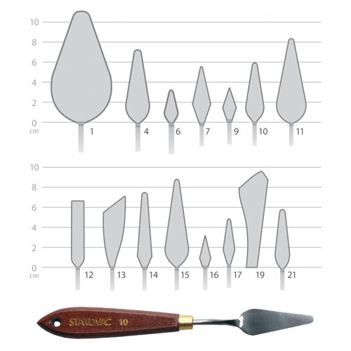JUNIOR - JUNIOR festő spatula sz. 1