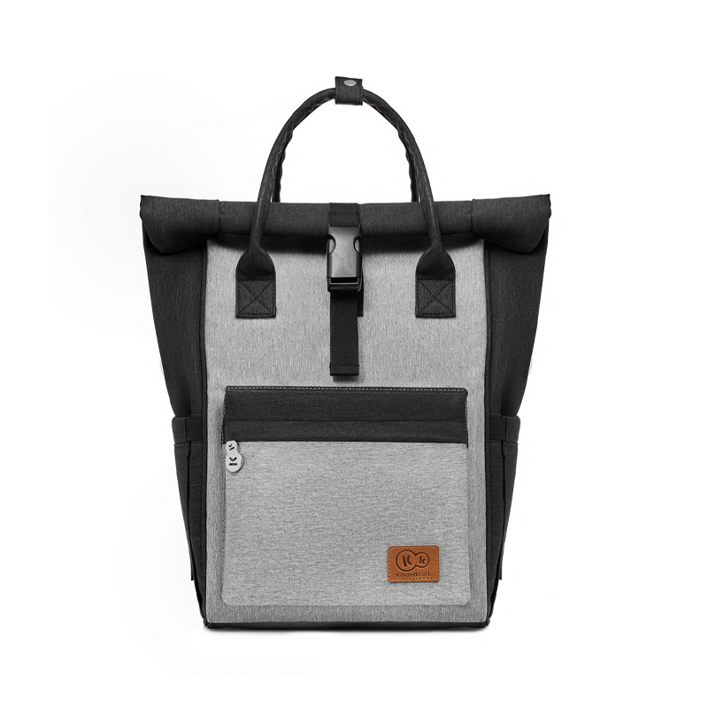 KINDERKRAFT - Pelenkázó táska / hátizsák Moonpack fekete