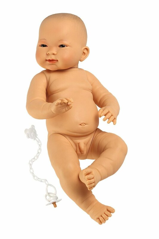 LLORENS - 45005 NEW BORN BOY - valósághű baba teljes vinil testtel