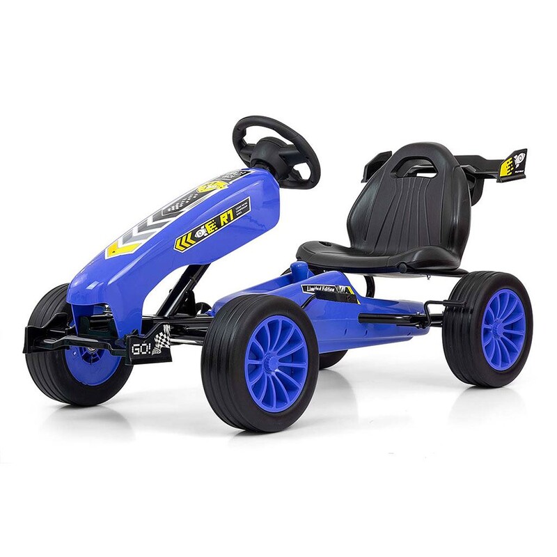 MILLY MALLY - Go-kart Rocket pedálos gyerek gokart kék