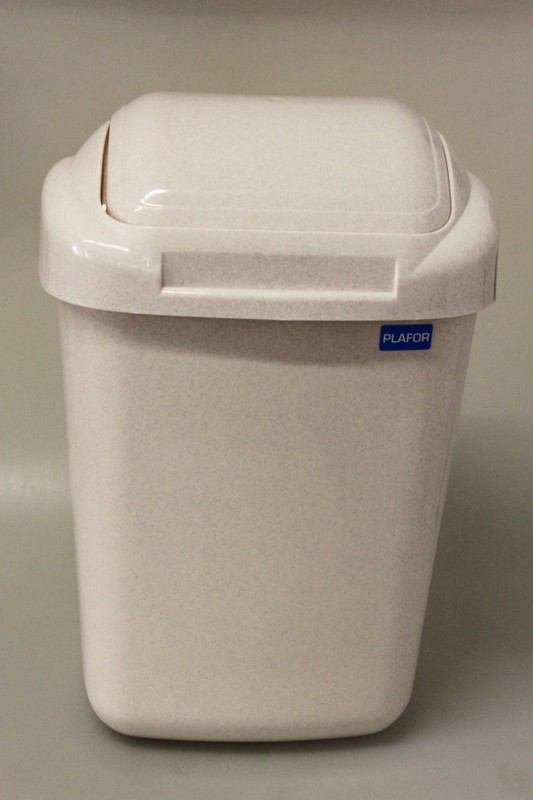 PLAFOR - Műanyag hulladékgyűjtő 30 l - bézs márvány