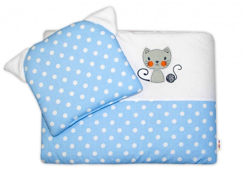 BABY NELLYS - Baby Cat babakocsi szett - buborék kék