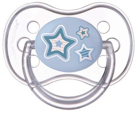 CANPOL BABIES - Szilikon cumizó szimmetrikus 18m+ Newborn Baby - Kék