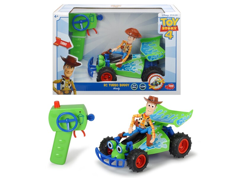 DICKIE - RC Toy Story Buggy Woody figurával