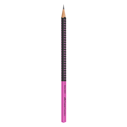 FABER CASTELL - Ceruza Grip 2001/HB fekete és rózsaszínű