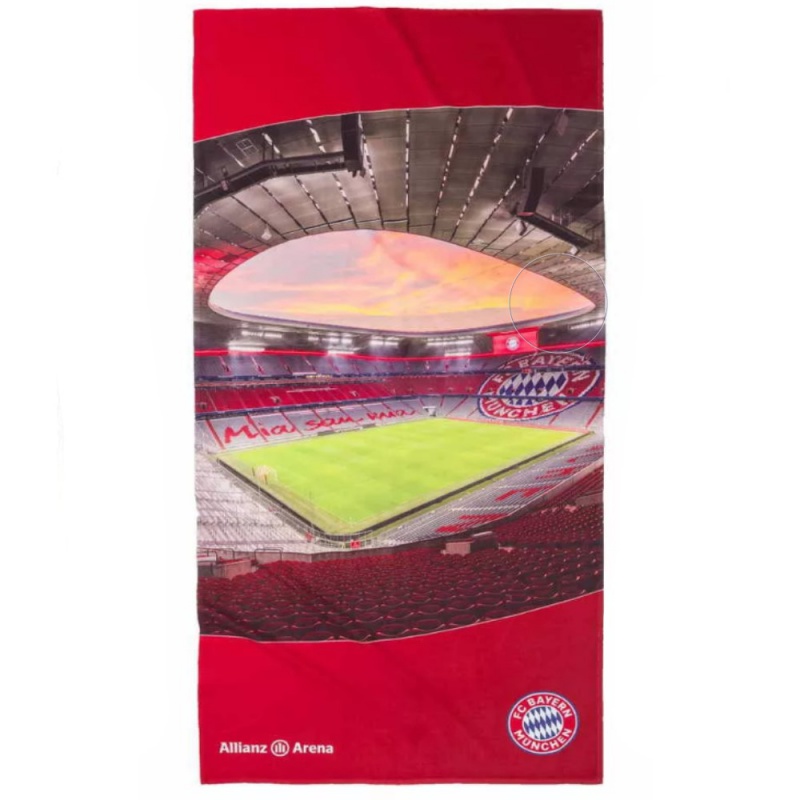FCBAYERN - Pamut törölköző 90/180cm Bayern München Stadium Maxi