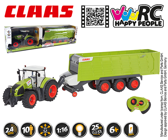 HAPPY PEOPLE - Rc Claas Axion + Claas Cargos