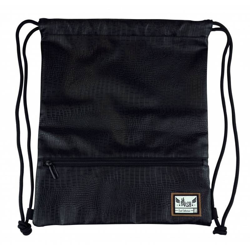 HASH - Luxus műbőr háti táska / háti táska Black Charm