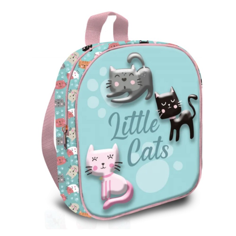 KIDS LICENSING - Gyerek 3D hátizsák LITTLE CATS 3-6 éves korig