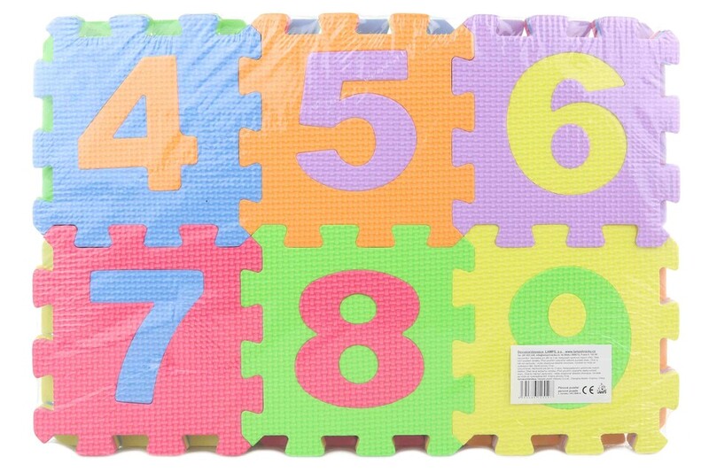 LAMPS - Habszivacs puzzle számok és betűk 36db